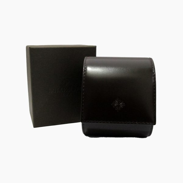 Pochette De Voyage / étui En Cuir Marron Patek Philippe Genève – Neuf (sans étiquette) – Pour Montre De Luxe